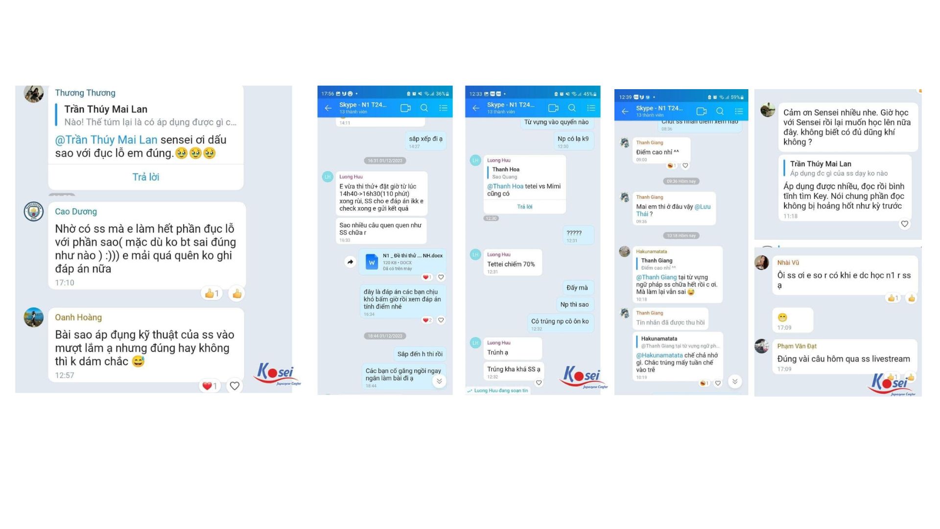 Phản hồi của các bạn học viên sau khi kết thúc khoá học Đại chiến N1 và tham gia kỳ thi JLPT N1